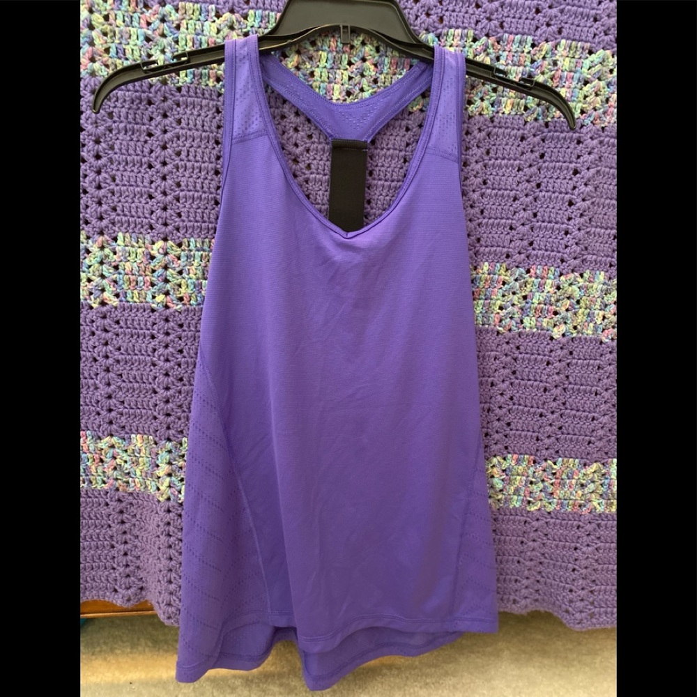 Size medium purple/black athletic tank